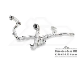 FI Exhaust Front and Mid X-Pipe with Valvetronic Muffler for Mercedes-Benz W213 E63 E63S 2017-2023