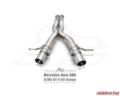 FI Exhaust Front and Mid X-Pipe with Valvetronic Muffler for Mercedes-Benz W213 E63 E63S 2017-2023 - MB-213A-CBOE