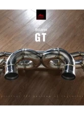 FI Exhaust Valvetronic Muffler with Dual Silver Tips for McLaren GT V8 2020+                                     - MC-GT-CBOE + TIP-GT-S - Image 4