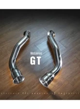 FI Exhaust Valvetronic Muffler with Dual Silver Tips for McLaren GT V8 2020+                                     - MC-GT-CBOE + TIP-GT-S - Image 5