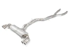 FI Exhaust Mid X-Pipe for 2016-2023 Bentley Bentayga V8 with OEM Valve Settings