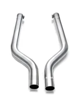 FI Exhaust Front Pipe Mid X-Pipe for BMW F90 M5 | Competition 2017+ | Quad Silver Tips                                     - BN-90M-CBE + TIP70101S*2 + TIP63101S*2 + CAB-BTB*2 - Image 4