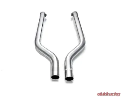 FI Exhaust Front Pipe Mid X-Pipe for BMW F90 M5 | Competition 2017+ | Quad Silver Tips - BN-90M-CBE + TIP70101S*2 + TIP63101S*2 + CAB-BTB*2