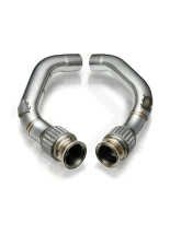 FI Exhaust Front Pipe Mid X-Pipe for BMW F90 M5 | Competition 2017+ | Quad Silver Tips                                     - BN-90M-CBE + TIP70101S*2 + TIP63101S*2 + CAB-BTB*2 - Image 6