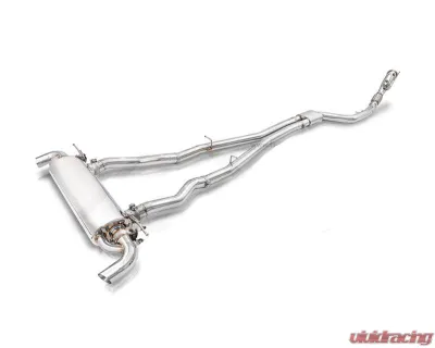FI Exhaust Front Pipe | Mid Pipe with Retains OEM Valve Settings No Remote Valvetronic Muffler BMW G16 840i Gran Coupe 2019+ - BN-G16B58-CBE + ACT-BN + CAB-BT2B