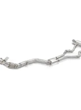 FI Exhaust Front Pipe Mid Pipe for BMW G20 G21 M340I OPF 3.0T B58 2019+ Quad Silver Tip                                     - BN-G2058-FP + BN-G2058-CBE + TIP-70101Q-S + ACT-BN + CAB-BT2B - Image 2