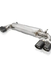 FI Exhaust Front Pipe Mid Pipe for BMW G20 G21 M340I OPF 3.0T B58 2019+ Quad Silver Tip                                     - BN-G2058-FP + BN-G2058-CBE + TIP-70101Q-S + ACT-BN + CAB-BT2B - Image 3