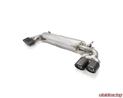 FI Exhaust Front Pipe Mid Pipe for BMW G20 G21 M340I OPF 3.0T B58 2019+ Quad Silver Tip - BN-G2058-FP + BN-G2058-CBE + TIP-70101Q-S + ACT-BN + CAB-BT2B