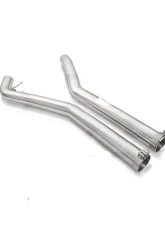FI Exhaust Front Pipe Mid Pipe for BMW G20 G21 M340I OPF 3.0T B58 2019+ Quad Silver Tip                                     - BN-G2058-FP + BN-G2058-CBE + TIP-70101Q-S + ACT-BN + CAB-BT2B - Image 5