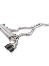 FI Exhaust Front Pipe Mid Pipe for BMW G20 G21 M340I OPF 3.0T B58 2019+ Quad Silver Tip                                     - BN-G2058-FP + BN-G2058-CBE + TIP-70101Q-S + ACT-BN + CAB-BT2B - Image 6