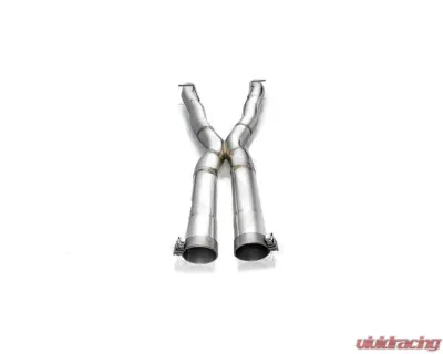 FI Exhaust Full Catback System for 2021+ BMW G82 M4 | Mid X-Pipe with Quad Silver Tips - BN-G82MPF-CBE + TIP70101S*4 + CAB-BTB*2