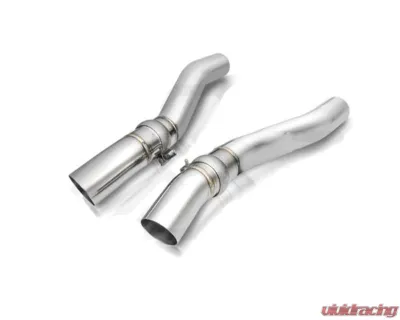 FI Exhaust Full Catback System for 2021+ BMW G82 M4 | Mid X-Pipe with Quad Silver Tips - BN-G82MPF-CBE + TIP70101S*4 + CAB-BTB*2