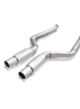 FI Exhaust Full Catback System for 2021+ BMW G82 M4 | Mid X-Pipe with Quad Silver Tips                                     - BN-G82MPF-CBE + TIP70101S*4 + CAB-BTB*2 - Image 5
