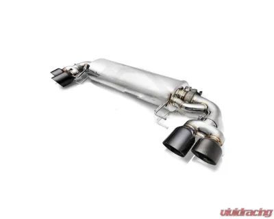FI Exhaust Full Catback System for 2021+ BMW G82 M4 | Mid X-Pipe with Quad Silver Tips - BN-G82MPF-CBE + TIP70101S*4 + CAB-BTB*2