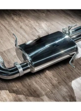 FI Exhaust BMW i8 Coupe | Roadster 2014+ Dual Gold Tips, Retains OEM Valve Settings                                     - BN-I8-CBE-G + CAB-BTB - Image 2