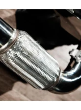 FI Exhaust BMW i8 Coupe | Roadster 2014+ Dual Gold Tips, Retains OEM Valve Settings                                     - BN-I8-CBE-G + CAB-BTB - Image 4