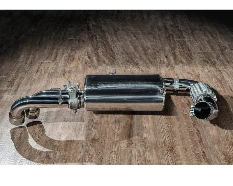 FI Exhaust Retains OEM Valve Settings No Remote Valvetronic Muffler with Dual Gold Tips BMW i8 Coupe | Roadster 2014+ - BN-I8-CBE-G + CAB-BTB