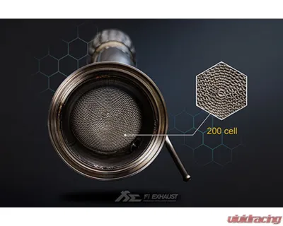 FI Exhaust Sport 200 Cell Downpipe for BMW M3 G80 | M4 G82 2021+ - BN-G82M-CAT200