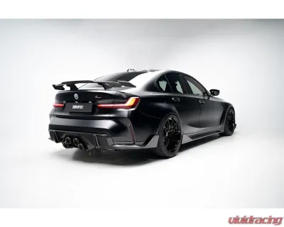 BMW M Performance FI Exhaust Dry Carbon Fiber Rear Diffuser for M3 G80 | M4 G82 2021+ - BN-G82MP-RDC