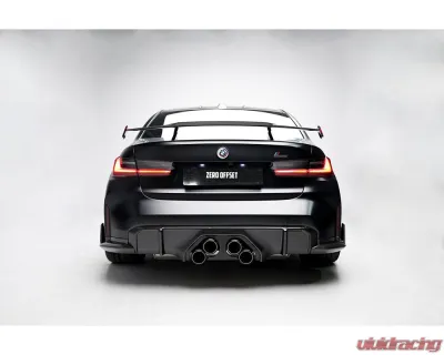 BMW M Performance FI Exhaust Dry Carbon Fiber Rear Diffuser for M3 G80 | M4 G82 2021+ - BN-G82MP-RDC