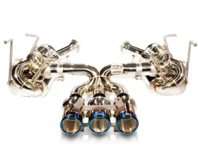 FI Exhaust Valvetronic Muffler with Triple Silver Tips and Standard Remote Ferrari 458 Italia 2009-2015