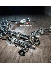 FI Exhaust Valvetronic Muffler with Dual Silver Tips and Standard Remote Ferrari 488 GTB | Spider 2015-2020                                     - FR-488-CBV + TIP-488-S + R2016OL + OBD-CAB-V - Image 6