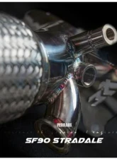 FI Exhaust Sport 200 Cell Downpipe for Ferrari SF90 Stradale 2019+, Stainless Steel                                     - FR-SF90-CAT200 - Image 2