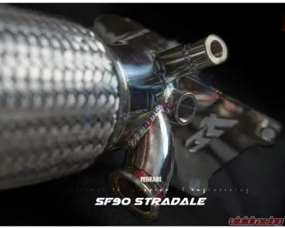 FI Exhaust Sport 200 Cell Downpipe for Ferrari SF90 Stradale 2019+, Stainless Steel - FR-SF90-CAT200