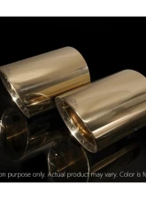 FI Exhaust BMW i8 Coupe | Roadster 2014+ Dual Gold Tips, Retains OEM Valve Settings                                     - BN-I8-CBE-G + CAB-BTB - Image 6