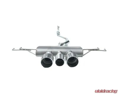 FI ExhaustMotorsport FI Exhaust Front Pipe Mid Pipe Valvetronic Muffler Triple Titanium Blue Tips for Honda Civic Type-R FK8 2.0T 2017-2022 - HD-FK8-CBV + TIP-FK8-TB + R2016OL + OBD-CAB-V