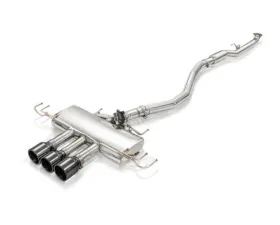 FI Exhaust Front Pipe Mid Pipe with Valvetronic Muffler for Honda Civic Type-R FL5 2022+ Triple Titanium Blue Tips