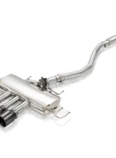FI Exhaust Front Pipe Mid Pipe with Valvetronic Muffler for Honda Civic Type-R FL5 2022+ Triple Titanium Blue Tips                                     - HD-FL5-CBE + TIP-FK8-TB + ACT-BN + R2016OL + OBD-CAB-5BNE + MB-VS - Image 5