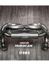 Fi Exhaust Titanium Valvetronic Muffler with Stainless Quad Silver Tips for Lamborghini Huracan LP580-2 2014+                                     - LM-610TI-CBV + TIP-610-S + R2020OBD + OBD-CAB-V - Image 3
