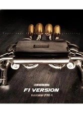 FI Exhaust Valvetronic Muffler with Quad Chrome Black Tips and Standard Remote Lamborghini Aventador LP700-4 F1 High Pitch Version 2011+                                     - LM-700F1-CBV + TIP-700F1-B + R2016OL + OBD-CAB-V - Image 4