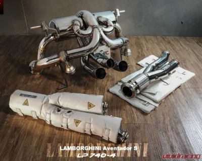FI Exhaust Valvetronic Muffler with Standard Remote Lamborghini Aventador S LP740-4 2017+ - LM-740-CBV + R2016OL + OBD-CAB-V