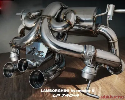 FI Exhaust Valvetronic Muffler with Standard Remote Lamborghini Aventador S LP740-4 2017+ - LM-740-CBV + R2016OL + OBD-CAB-V
