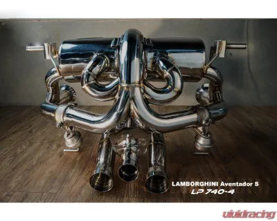 FI Exhaust Valvetronic Muffler with Standard Remote Lamborghini Aventador S LP740-4 2017+ - LM-740-CBV + R2016OL + OBD-CAB-V