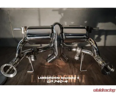 FI Exhaust Valvetronic Muffler with Standard Remote Lamborghini Aventador S LP740-4 2017+ - LM-740-CBV + R2016OL + OBD-CAB-V