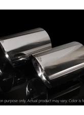 FI Exhaust Valvetronic Muffler with LP-640 Dual Silver Tips with Standard Remote Lamborghini Huracan EVO Race Version 2019+                                     - LM-EVO-CBV + TIP-640P-S + R2016OL + OBD-CAB-V - Image 4