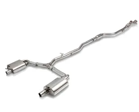 FI Exhaust Front Pipe | Mid Y-Pipe with Valvetronic Muffler and Standard Remote Mercedes-Benz W205 C200 2014-2019