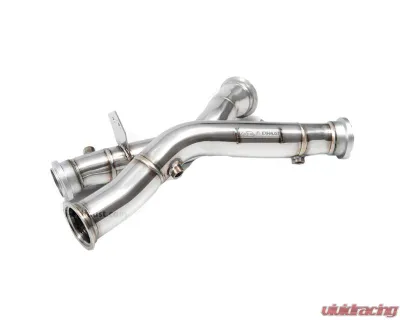 FI Exhaust Front Pipe | Mid X-Pipe with Valvetronic Muffler and Standard Remote Mercedes-Benz W205 AMG C43 2014-2018 - MB-2056-CBV + R2016OL + OBD-CAB-V