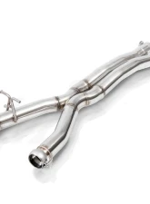FI Exhaust Front Pipe | Mid X-Pipe with Valvetronic Muffler and Standard Remote Mercedes-Benz W205 AMG C43 2014-2018                                     - MB-2056-CBV + R2016OL + OBD-CAB-V - Image 4