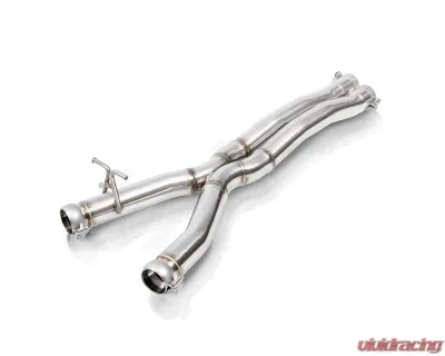 FI Exhaust Front Pipe | Mid X-Pipe with Valvetronic Muffler and Standard Remote Mercedes-Benz W205 AMG C43 2014-2018 - MB-2056-CBV + R2016OL + OBD-CAB-V
