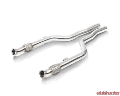 FI Exhaust Front Pipe | Mid X-Pipe with Valvetronic Muffler and Standard Remote Mercedes-Benz W205 AMG C43 2014-2018 - MB-2056-CBV + R2016OL + OBD-CAB-V
