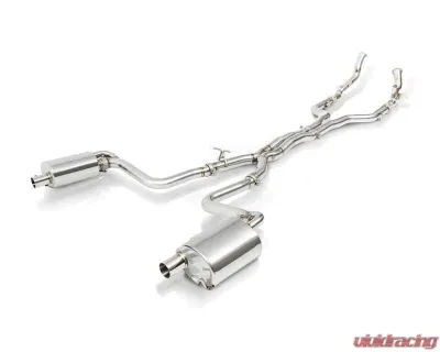 FI Exhaust Front Pipe | Mid X-Pipe with Valvetronic Muffler and Standard Remote Mercedes-Benz W205 AMG C43 2014-2018 - MB-2056-CBV + R2016OL + OBD-CAB-V