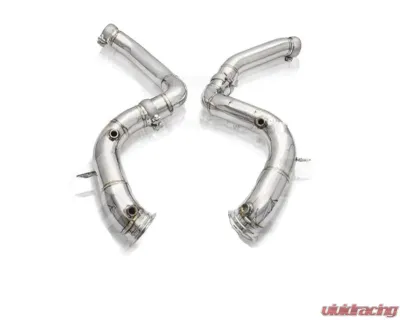 Fi Exhaust Mid X-Pipe with Valvetronic Muffler for Mercedes-Benz W205 AMG C63 S 2014+ - MB-205A-CBOE + MB-VS