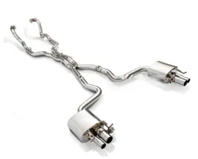 FI Exhaust Front Pipe | Mid X-Pipe with Valvetronic Muffler and Standard Remote Mercedes-Benz W205 AMG C63 S 2014+