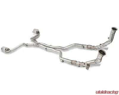 FI Exhaust Front Pipe | Mid X-Pipe with Valvetronic Muffler and Standard Remote Mercedes-Benz W213 AMG E43 Sedan | Estate 2016-2018 - MB-213A6-CBV + R2016OL + OBD-CAB-V