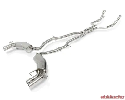 FI Exhaust Mid X-Pipe for Mercedes-Benz S63 AMG Coupe C217 M157 2015-2017, OEM Valve Settings - MB-217A-CBOE