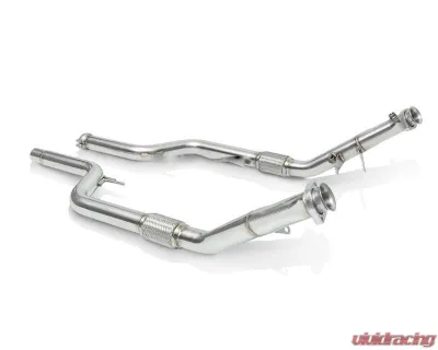 FI Exhaust Mid X-Pipe for Mercedes-Benz S63 AMG Coupe C217 M157 2015-2017, OEM Valve Settings - MB-217A-CBOE